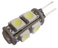 EL3965 - Lampadina LED G4 9 led smd luce calda 3000k2W 12V 110lm - Lampade LED