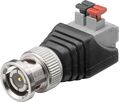 N674 - Connettore BNC con morsetti a pressione 2 pin Goobay - Connettori Adattatori