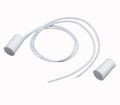 Z976 - Contatto magnetico da incasso in ABS – Bianco - Sensori e rilevatori