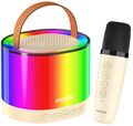 F2475 - Cassa acustica portatile Bluetooth/SD/AUX luci LED 5W con microfono KSC-1006 - Casse Acustiche