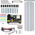 WB470 - Set PSU per breadboard 2,1mm e cavi jumper - Componenti Elettronici