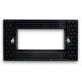 01070 - Supporto nero 4 posti linea Zen - Linea ZEN