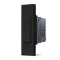 01072 - Commutatore doppio tasto interbloccato nero linea ZEN - Linea ZEN