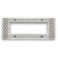 01114 - Supporto bianco 6 posti linea Zen - Linea ZEN