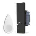 01116 - Pulsante tirante bagno unipolare nero linea ZEN - Linea ZEN