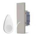 01166 - Pulsante tirante bagno unipolare sabbia linea ZEN - Linea ZEN