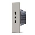 02356 - Presa bipasso 10–16A sabbia linea ZEN - Linea ZEN