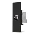 04800 - Presa TV passante nera linea ZEN - Linea ZEN