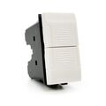 EL2154 - Doppio Pulsante 10A-250V bianco compatibile con Matix - Compatibile Matix