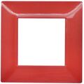 EL002 - Placca in tecnopolimero 2 posti color rosso corallo compatibile Vimar Plana - Compatibile Vimar Plana