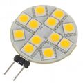 LED536 - Lampada LED 12 SMD 5050 G4 12V AC - Luce fredda - Lampade LED