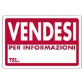WB2002 - Cartello segnaletico "Vendesi" 30x20cm - Segnaletica