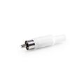 ND4544 - Connettore RCA maschio Bianco - Connettori