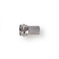 ND5020 - Connettore F Maschio Per Cavi Coassiali da 6,4mm confezione da 25 pezzi - TV-SAT