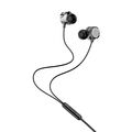 F4120 - Cuffie auricolari con microfono 1.2m nere JD040 - Cuffie Auricolari