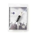ND3808 - Adattatore XLR Mono Maschio a 3 pin XLR-Maschio da 6,35mm - Connettori e Adattatori