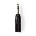 ND4566 - Adattatore XLR Stereo Maschio a 3 pin XLR-Maschio da 6,35mm - Connettori e Adattatori