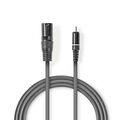 ND4994 - Cavo Audio XLR Maschio a 3 pin XLR-Maschio RCA 1.5m - Cavi Audio Video