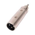 ND1095 - Adattatore XLR XLR 3p (M) - RCA Maschio Argento - Connettori e Adattatori