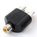 L293 - Adattatore Audio 2 RCA Maschio a 1 RCA Femmina - Connettori e Adattatori