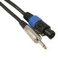 CA428 - Cavo audio Jack 6.3mm maschio - Speakon maschio - 5 metri - Cavi Audio Video