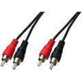 SP191 - Blister - Cavo stereo 2x RCA maschio - 2x RCA maschio - 5 metri - Cavi Audio Video