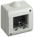 EL2012 - Box 2 moduli 6.5x8cm Bianco compatibile Vimar Plana - Compatibile Vimar Plana