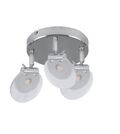 KA1093 - Faretto LED da parete/soffitto 3000K 3x6W 3x320lm Kanluk - Faretti LED