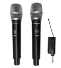 MIC576 - Coppia di microfoni Wireless ricaricabili UHF L-2 - Microfoni