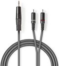 ND1872 - Cavo audio stereo 3,5mm maschio-2x maschio RCA 3m - Cavi Audio Video