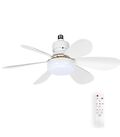 EL4128 - Ventilatore da soffitto con luce LED e telecomando 15W 1275lm 3xCCT - Illuminazione da Interno