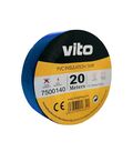 EL135 - Nastro isolante 19mm 20m blu Vito - Nastro isolante