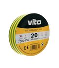 EL133 - Nastro isolante 19mm 20m giallo-verde Vito - Nastro isolante