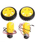 WB1878 - Kit 4 pezzi 2 ruote e 2 motori TT - Componenti Elettronici