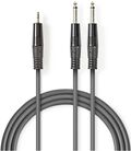 ND2436 - Cavo audio stereo 2x 6,35mm-3.5mm maschio 3m - Cavi Audio Video