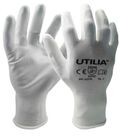 WB253 - Guanti da lavoro in poliuretano bianchi taglia 9 Utilia - Attrezzi e utensili
