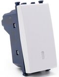 EL286 - Interruttore unipolare bianco compatibile Vimar Arké - Compatibile Vimar Arké 
