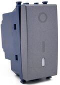 EL377 - Interruttore bipolare grigio compatibile Vimar Arké - Compatibile Vimar Arké 