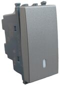EL351 - Invertitore unipolare grigio compatibile Vimar Arké - Compatibile Vimar Arké 