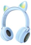 F4295 - Cuffie ad archetto bluetooth blu JD012 - Cuffie