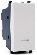 EL258 - Invertitore unipolare con spia luminosa bianco compatibile Vimar Arké - Compatibile Vimar Arké 