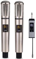 MIC022 - Coppia di microfoni wireless ricaricabili UHF - Microfoni