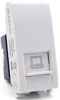 EL177 - Connettore di rete RJ45 CAT6 bianco compatibile Vimar Arké - Compatibile Vimar Arké 