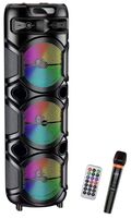 KK-8303 - Cassa acustica ricaricabile con telecomando e microfono wireless 3x8" 40W KK-8303 - Casse Acustiche