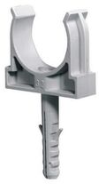 EL3203 - Clip fissatubo a tassello con vite 25mm confezione da 100 Elmark - Passacavi