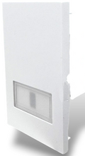 01034 - Cover campanello 2 moduli bianco  linea ZEN - Linea ZEN
