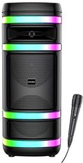 KK-8208 - Cassa acustica ricaricabile 2x8" 40W luci LED Bluetooth/FM/USB KK-8208 - Casse Acustiche