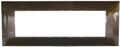 EL921 - Placca 7 posti in tecnopolimero color bronzo compatibile Vimar Plana - Compatibile Vimar Plana