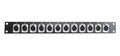 V2011 - Pannello rack 12 XLR Femmina nero - Amplificatori