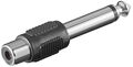 F1630 - Adattatore RCA a connettore jack AUX mono da 6,35 mm - Connettori e Adattatori